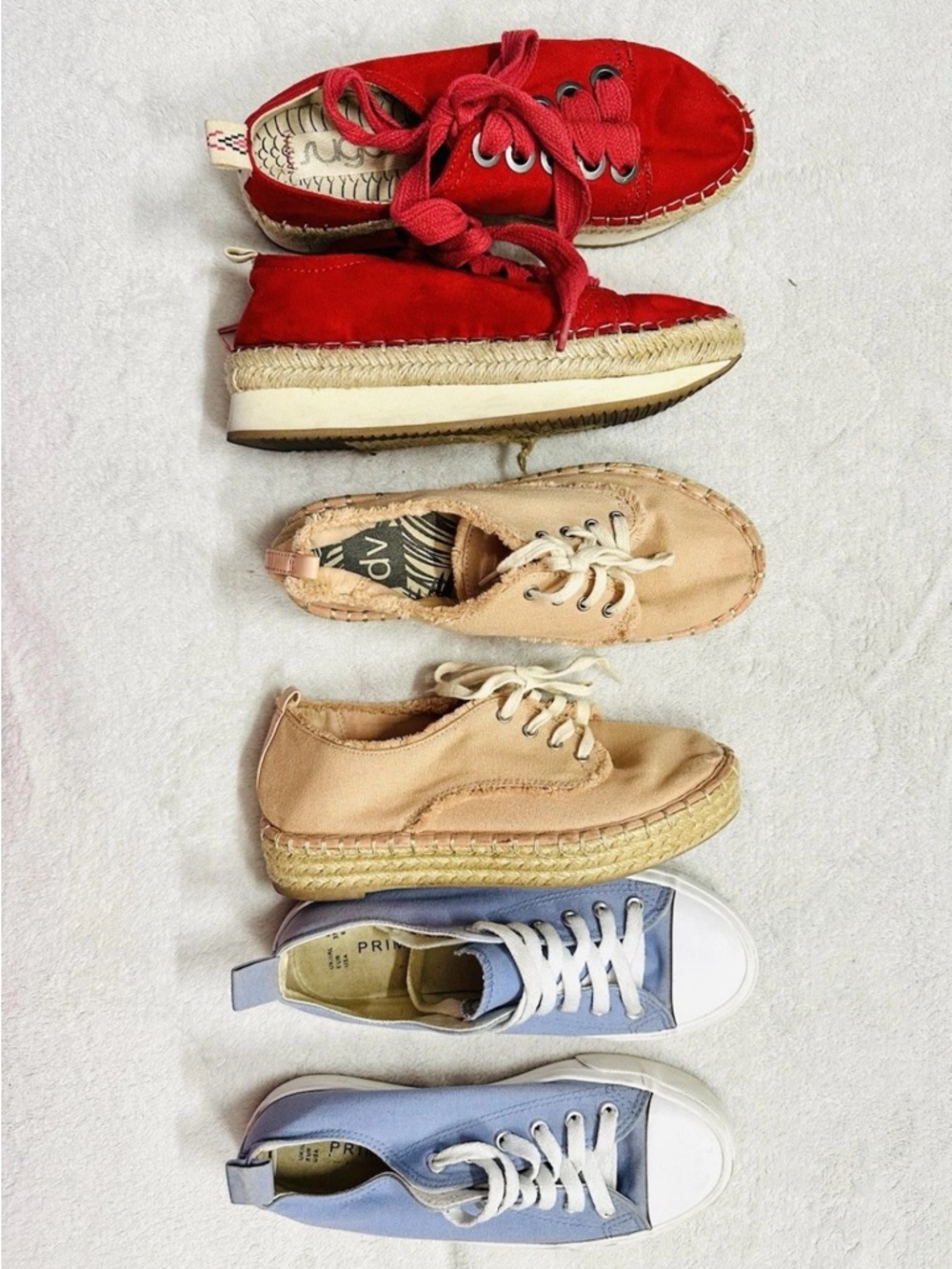 Lot Women Shoes Size 6 Platform, Sneakers, Comfortable - Picture 7 of 8